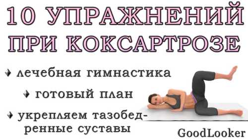 10 упражнений для тазобедренного сустава