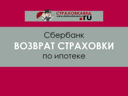 Какую страховку можно вернуть