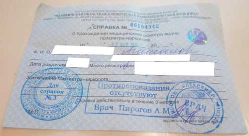 Психиатр тесты на водительские права