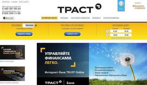 Текущие контакты банка